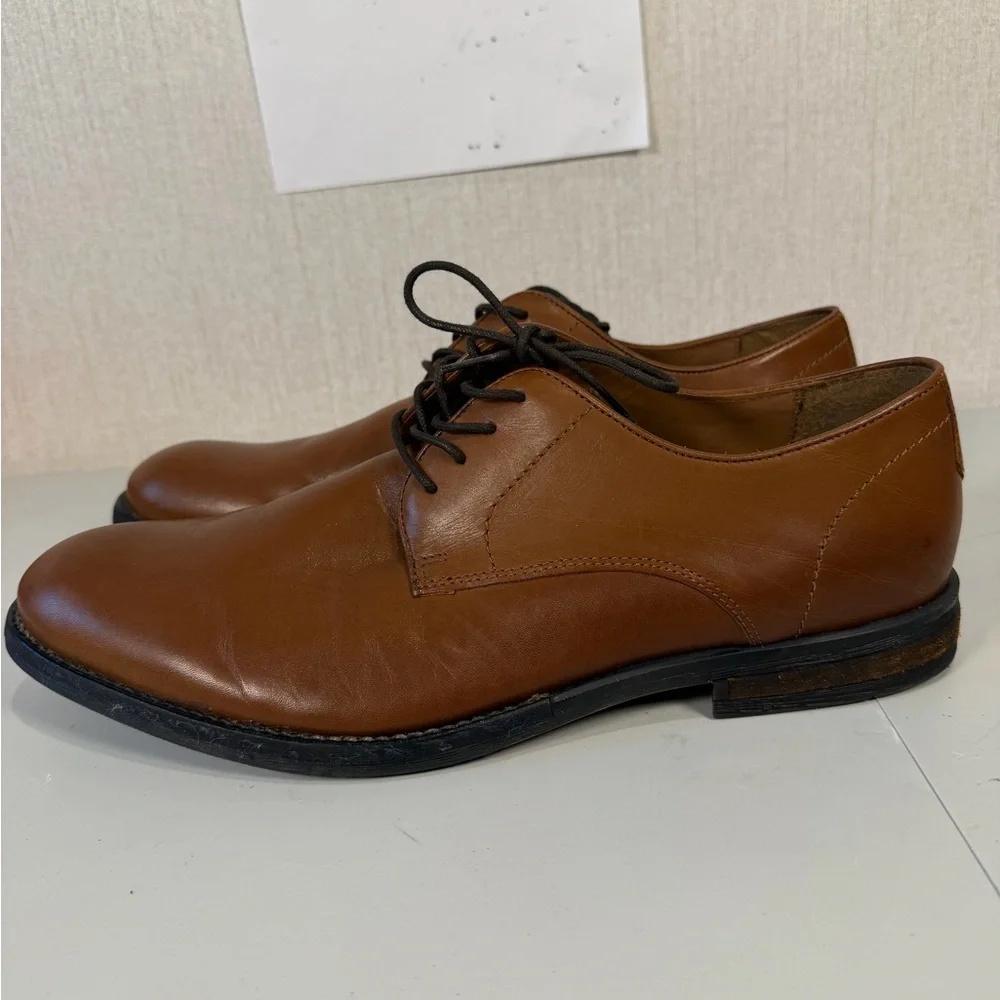 Stafford Mens Dress Shoes Lace Up Italian Leather Upper F21668‎ Brown Size 13